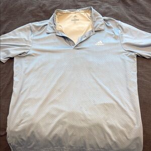 Adidas Men's Light Blue Golf Polo